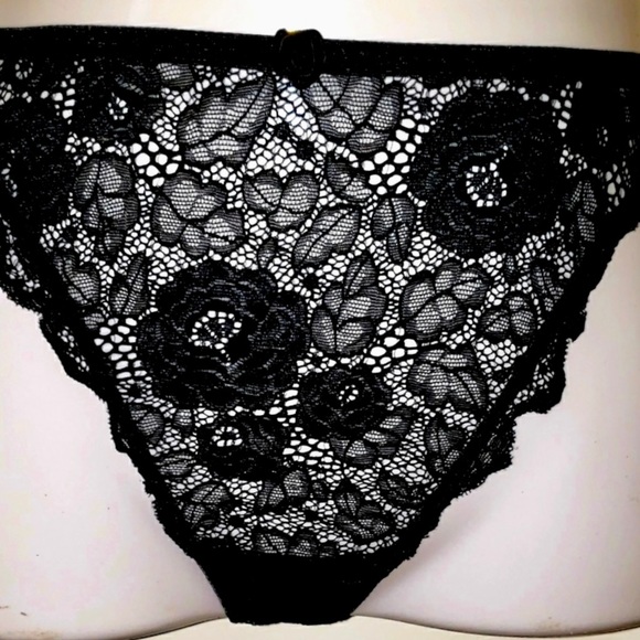Victoria's Secret Other - NEW MUST BUY 2 VICTORIA’S SECRET VINTAGE 2002 SMALL BLACK SISSY THONG PANTIES